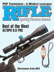 The Best of the West ALTOPO rifle in 6.5 PRC. Its long-range shooting system comes with the Huskemaw Blue Diamond 5-20x 50mm scope and wind meter. Photo by Matthew West. 