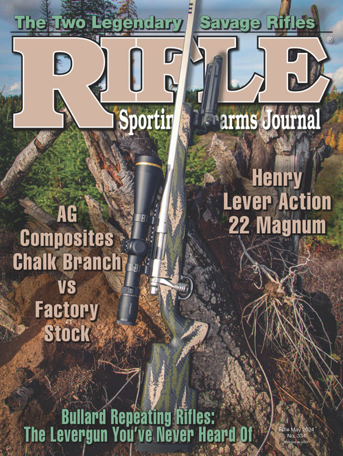 On the Cover... A Remington 700 VTR SS in an AG Composites Chalk Branch stock with a Leupold VX-5HD 4-20x 52mm scope and Magnum bipod. Photograph by S. Maroon.