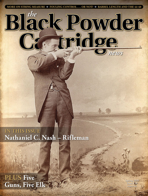 About the Cover... This issue’s cover features a historical photo of N.C. Nash demonstrating an unorthodox offhand shooting position with a Maynard rifle. Notably, Nash rests his trigger finger alongside the receiver, using his next finger to fire—an unusual yet effective technique for stability. The rifle’s buttstock is positioned under his shooting coat, using core or vest pressure for support.This stance places the rifle nearly between sling-tight and freestyle offhand, offering notable steadiness. It's a technique still appreciated in traditional marksmanship circles, such as Schuetzen competitions and 22BPCR target matches. Thanks to Leo Remiger and Robert Summa for showcasing this classic image of an old-time rifleman.