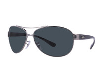 Ray Ban RB3386 004/71 Aviator Sunglasses - Gunmetal w/Grey - Medium 63mm