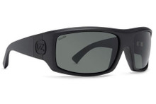Von Zipper Clutch sunglasses- black smoke satin/ WL grey polarized