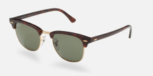 Ray Ban Clubmaster - Red Havana - GrnGry Crys Polarized