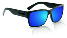 Hoven Mosteez Sunglasses - Black on Black - Tahoe Blue Polarized