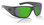 Hoven Ritz Sunglasses - Black on Black - Green Chrome Polarized