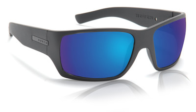 Hoven Times Sunglasses - Black on Black - Tahoe Blue Polarized