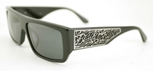 Black Flys Sci Fly 4 Sunglasses - Shiny Black - Smoke Polarized