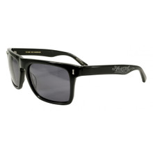 Black Flys Flyami Vice Sunglasses - Shiny Black - Smoke Glass Polarized