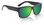 Hoven Mosteez Sunglasses - Black on Black - Green Chrome Polarized - 51-9964