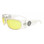 Black Flys Fly Ballistics Safety Glasses - Clear Frame - Yellow Lenses - ANSI Certified