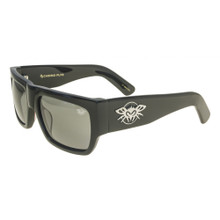 Black Flys Casino Fly Sunglasses - Shiny Black - Smoke Lenses