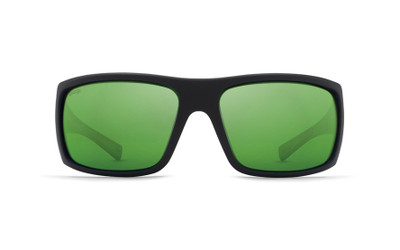 Von Zipper Suplex Sunglasses - Black Satin - Wildlife Green Glass - Polar - SUP-PGG