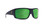 Von Zipper Suplex Sunglasses - Black Satin - Wildlife Green Glass - Polar - SUP-PGG