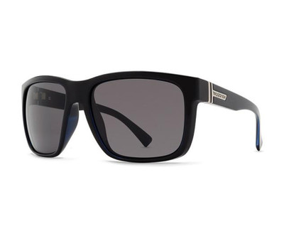 Von Zipper Maxis Sunglasses - Black Gloss - Vintage Grey -  MAX-BKV