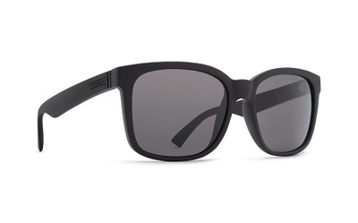 Von Zipper Howl Sunglasses - Black Satin - Grey - HOW-BKS