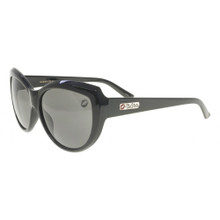 Flygirls Kissy Fly Sunglasses - Shiny Black - Smoke Lenses - New
