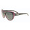 Flygirls Kissy Fly Sunglasses - Shiny Black Pink - Polarized Smoke Lenses - New