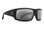 Von Zipper Clutch Sunglasses - Black Satin - Wild Grey Silver Flash Polar - CLU-PVC