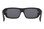 Von Zipper Clutch Sunglasses - Black Satin - Wild Grey Silver Flash Polar - CLU-PVC
