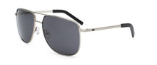 Otis High Line Sunglasses - Brushed Silver - Grey Glass Polarized
