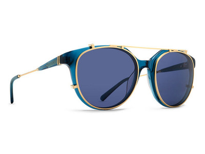 Von Zipper Hyde Sunglasses - Dark Navy Trans Gold - Clear Gold Grey - HYD-NGV