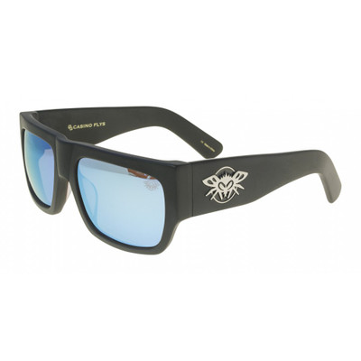 Black Flys Casino Fly Sunglasses - Matte Black - Blue Mirror