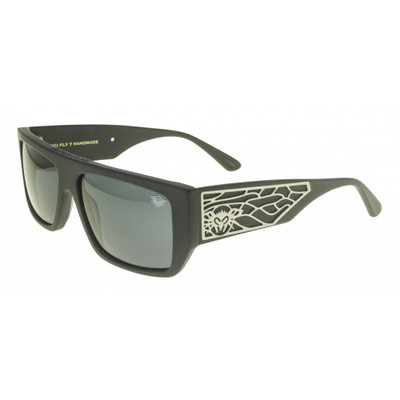 Black Flys Sci Fly 7 Sunglasses - Matte Black - Smoke Polar