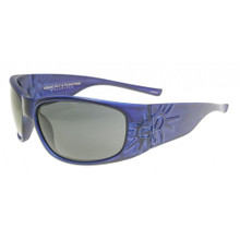 Black Flys Sonic 2 Floating Sunglasses - Matte Blue - Smoke Polar