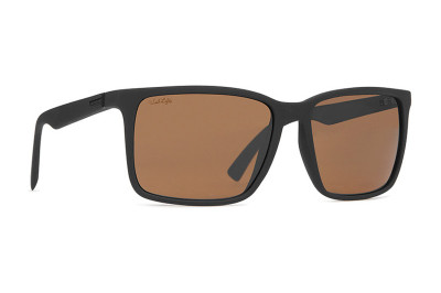 Von Zipper Lesmore Sunglasses - Black Soft Satin - Wild Bronze Polar - LES-PSZ