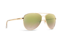 Von Zipper Farva Sunglasses - Gold - Green Chrome Gradient - FAR-GGC
