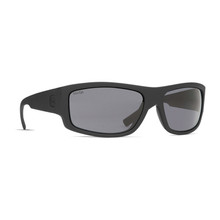 Von Zipper Semi Sunglasses - Black Satin - Wildlife Black Smoke Polar - SEM-PSS