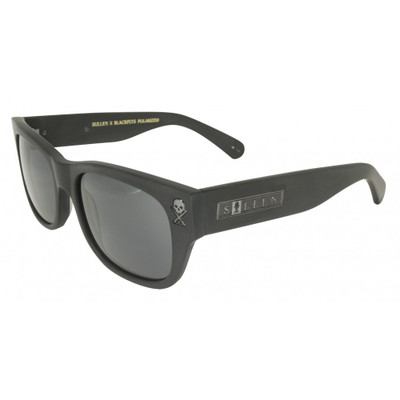 Black Flys Sullen 2 Sunglasses - Black Chrome Logos - Matte Black - Polarized
