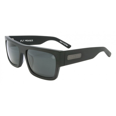 Black Flys Fly Menace Sunglasses - Matte Black - Smoke Lens