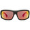 Von Zipper Clutch Sunglasses - Satin Black - Lunar Chrome - CLU-BLN