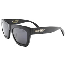 Black Flys Scummy Bandito Sunglasses - Shiny Black - Smoke Lens