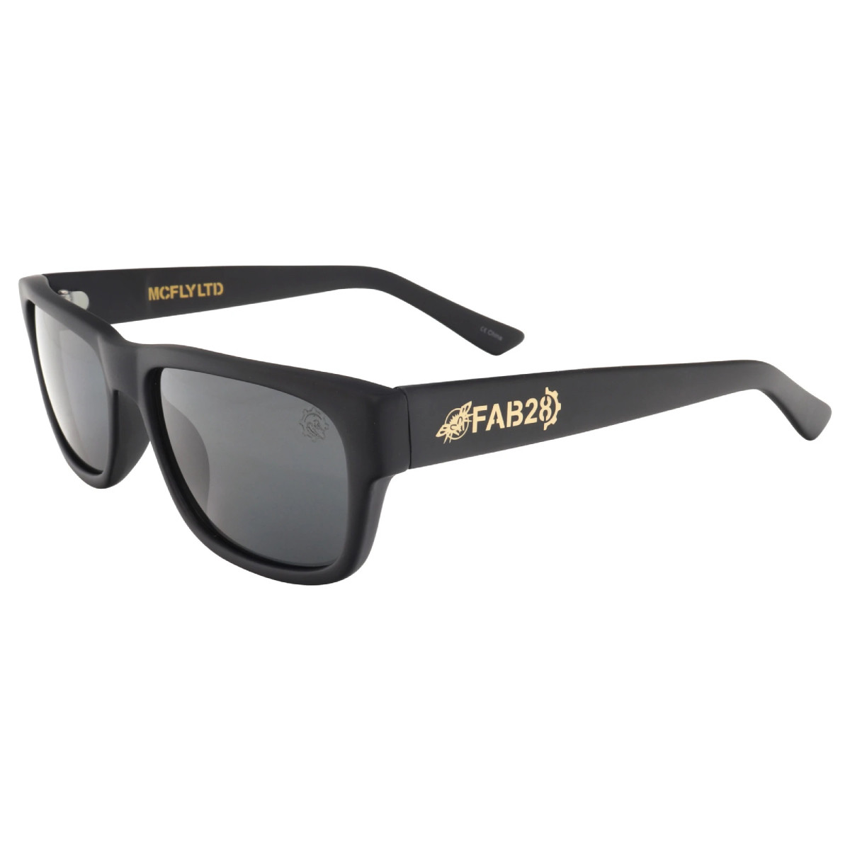 Black Flys FAB 28 McFly LTD Sunglasses - Matte Black - Smoke