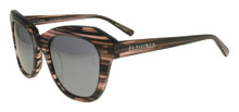Flygirls Fly Claire Sunglasses - Crystal Pink Stripe - Polarized mirror Lens