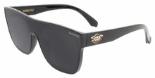 Black Flys Mono Fly Sunglasses - Shiny Black - Smoke Lens