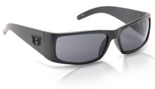 Hoven The One Sunglasses - Black on Black Matte - Grey - 13-9901