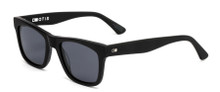 Otis Hawton Eco Sunglasses - Matte Black - Grey Glass Polar
