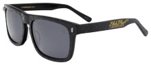 Black Flys Cypress Fly Sunglasses - Shiny Black with Smoke LTD