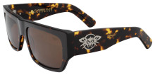 Black Flys Casino Fly Sunglasses - Shiny Tort - Brown Lenses