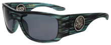 Black Flys Racer Fly Sunglasses - Christian Fletcher Signature - Blue Stripe