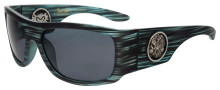 Black Flys Racer Fly Sunglasses - Christian Fletcher Sig - Blu Stripe - Polar