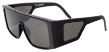 Black Flys Fly Jefe Sunglasses - Shiny Black - Smoke Lens Z87.1