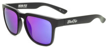 Black Flys Aqua Fly Floating Sunglasses - Matte Black - Prple Mirr Polarized