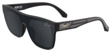 Black Flys Mono Fly CJ Barham Sunglasses - Matte Black Grey - Smoke Lens