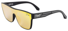 Black Flys Mono Fly CJ Barham Sunglasses - Matte Black Grey - Gold Mirror