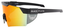 Black Flys Fly Shield Sunglasses - Matte Black - Orange Mirror