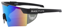 Black Flys Fly Shield Sunglasses - Matte Black - Green Mirror
