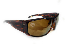 Electric Backbone sunglasses - tortoise /M2 bronze polar 127 -10666